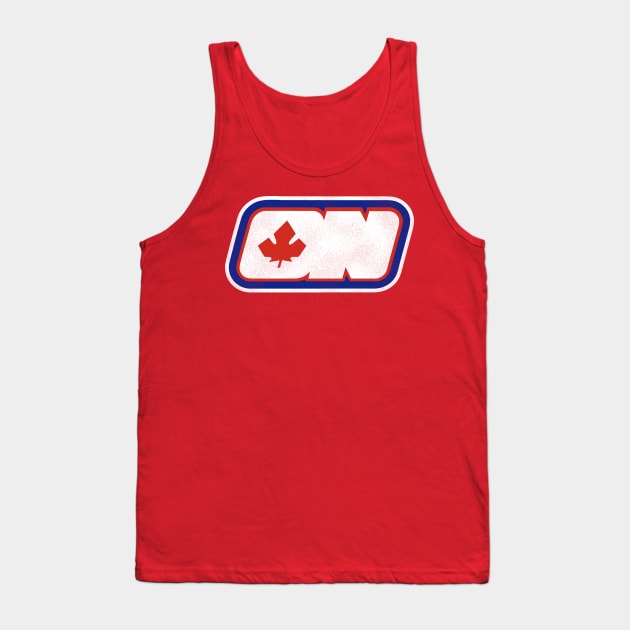 Defunct Ottawa Nationals Hockey Team Tank Top by Defunctland